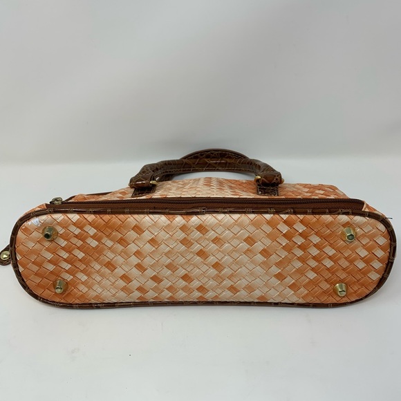 Samantha Brown Tan Orange Woven Wine Cooler Bag - Picture 6 of 13